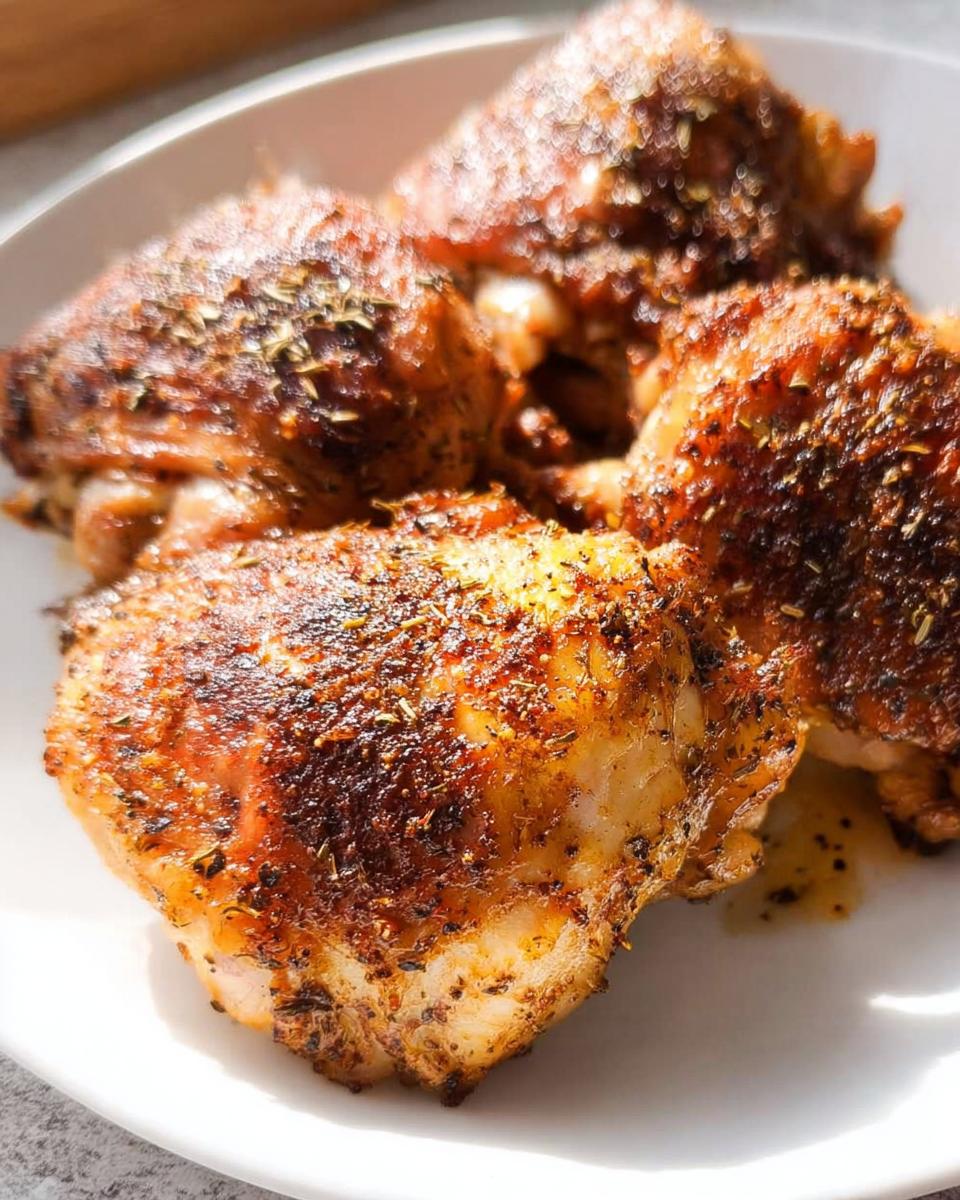 baked chicken thighs recipe - detail 3