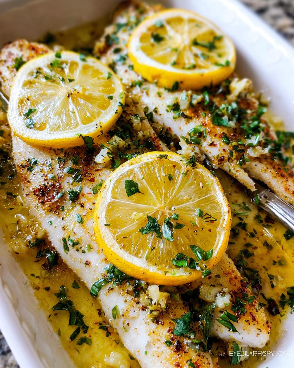 baked fish with lemon recipe - detail 2