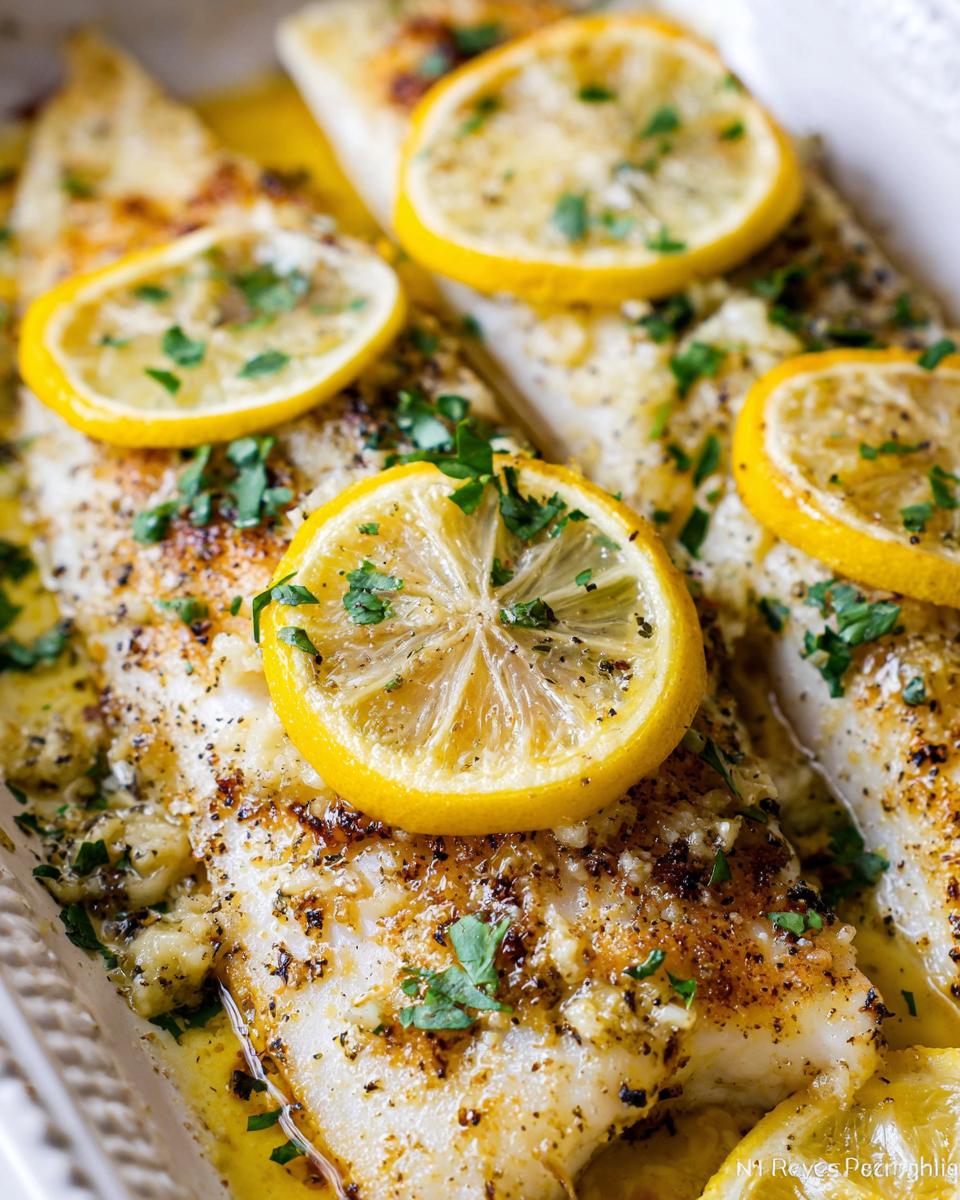 baked fish with lemon recipe - detail 3