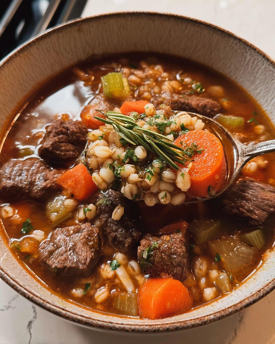 beef and barley stew recipe - detail 3