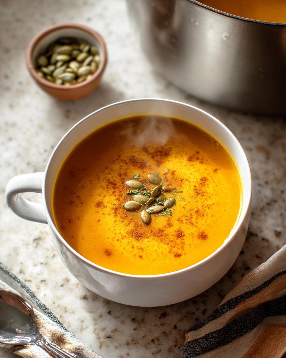 butternut squash soup recipe - detail 1