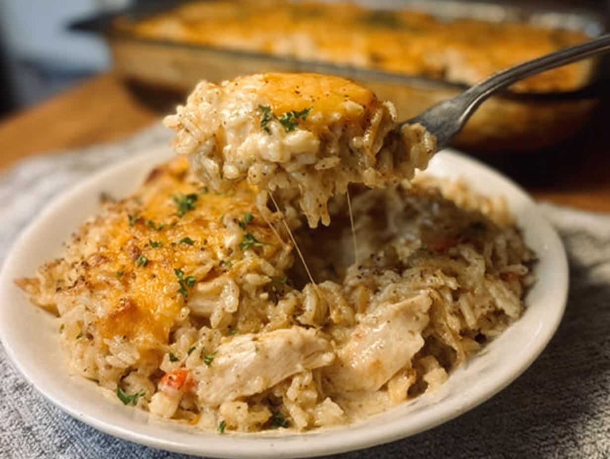 Effortless 40-Minute Chicken and Rice Casserole Recipe