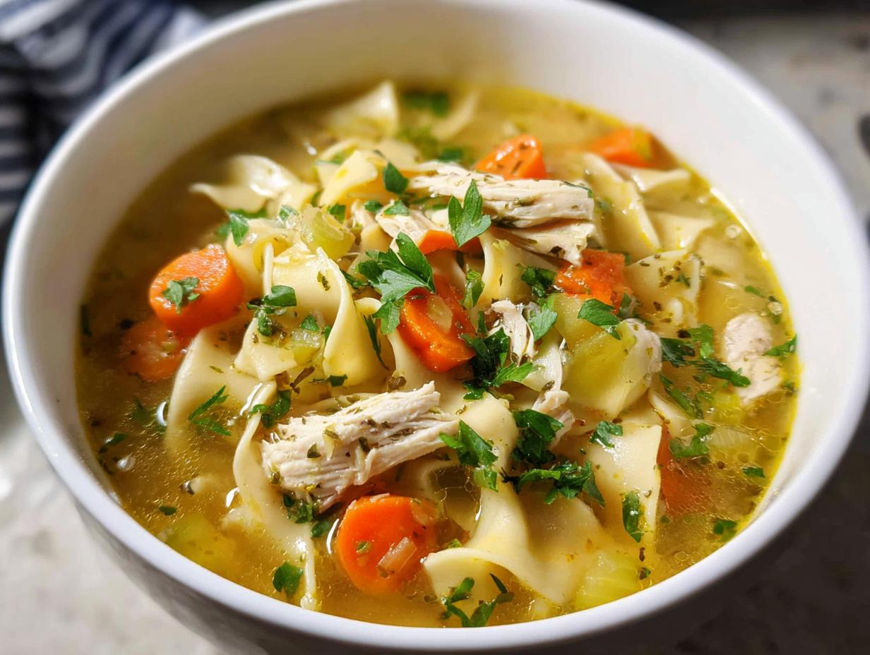 30-Minute Chicken Noodle Soup Recipe for Ultimate Comfort