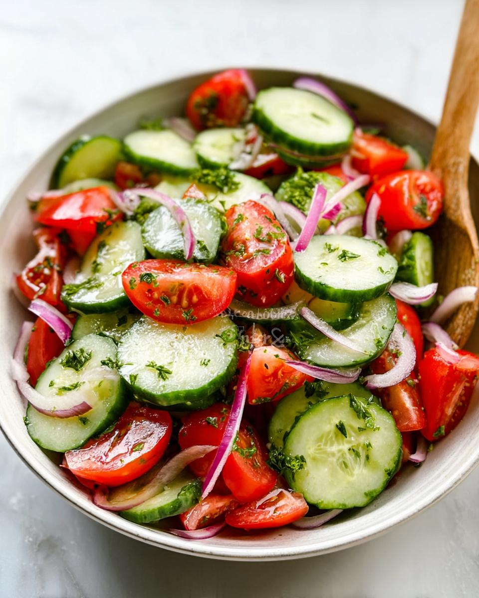 cucumber tomato salad recipe - detail 2