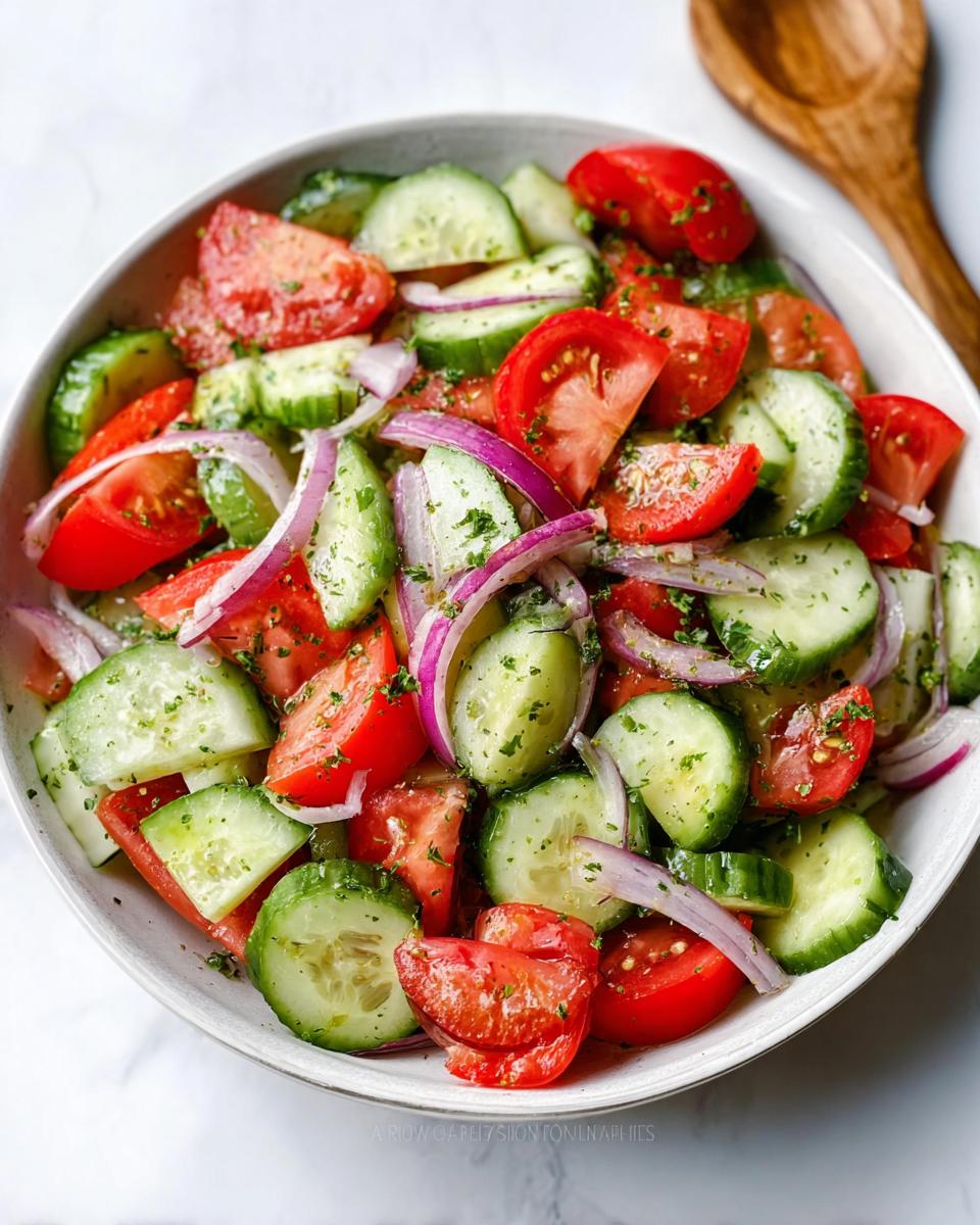 cucumber tomato salad recipe - detail 3