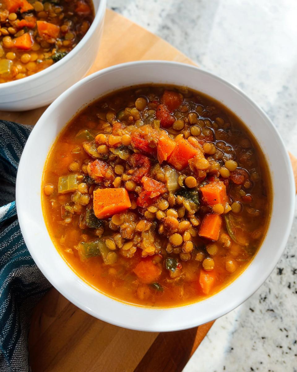 lentil soup recipe - detail 2