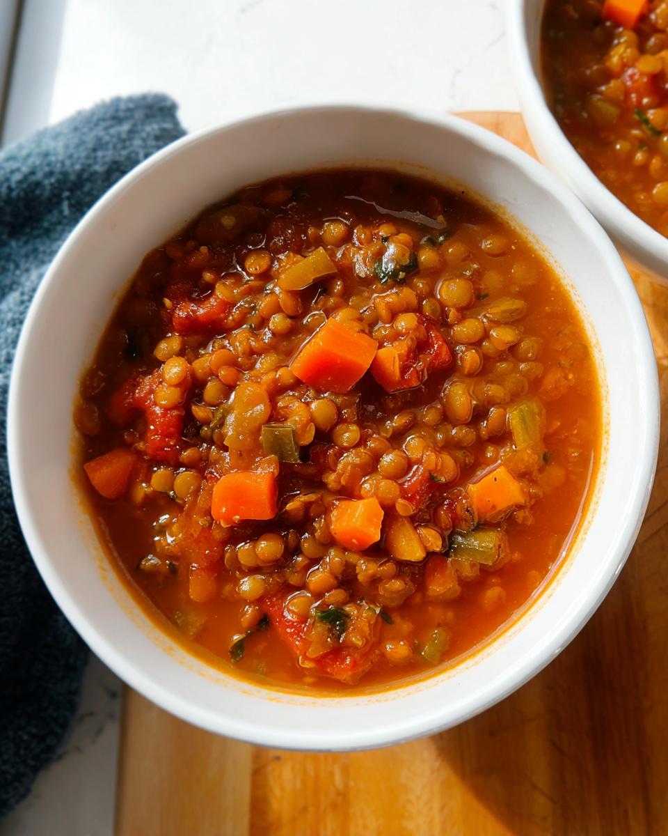 lentil soup recipe - detail 3