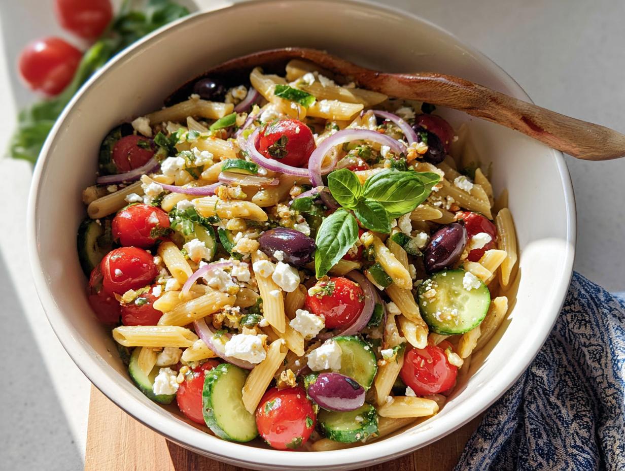 25-Minute Pasta Salad Recipe That Steals Every Picnic