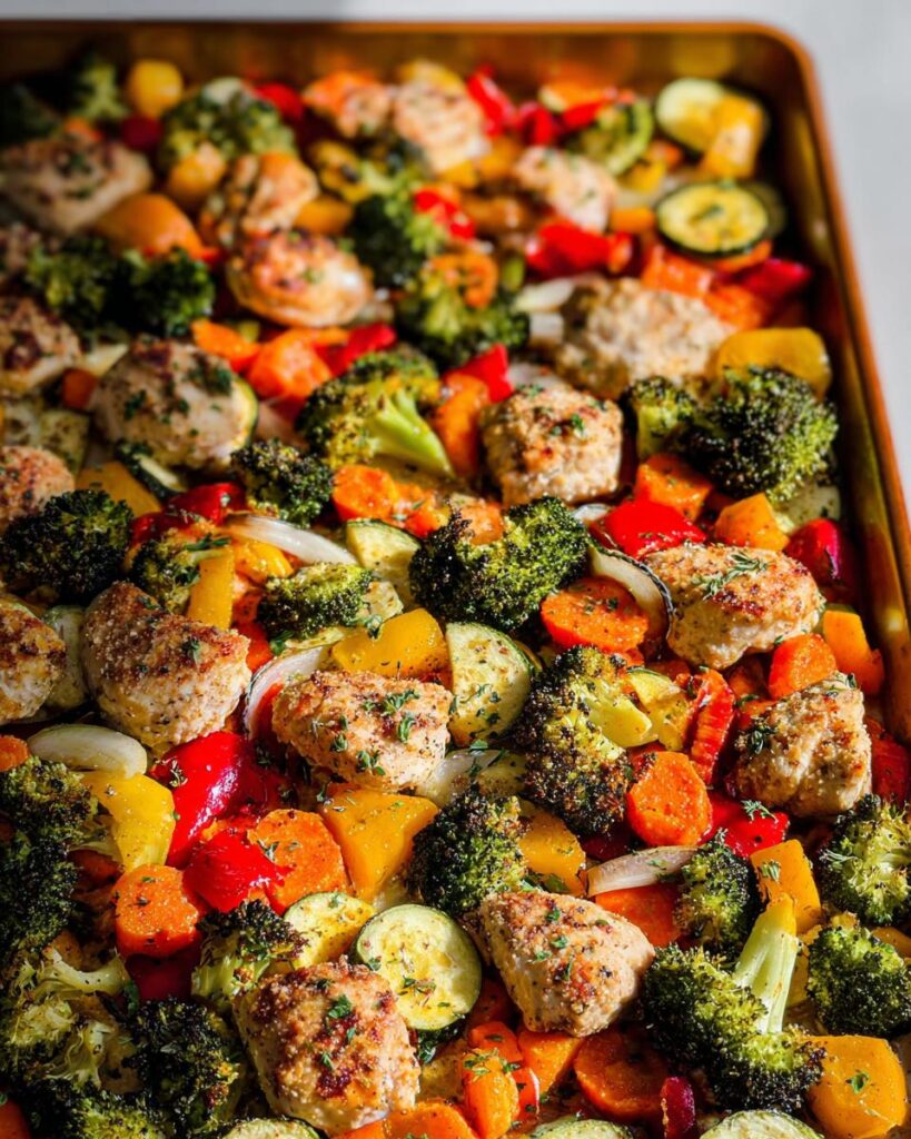 sheet pan chicken and veggies recipe