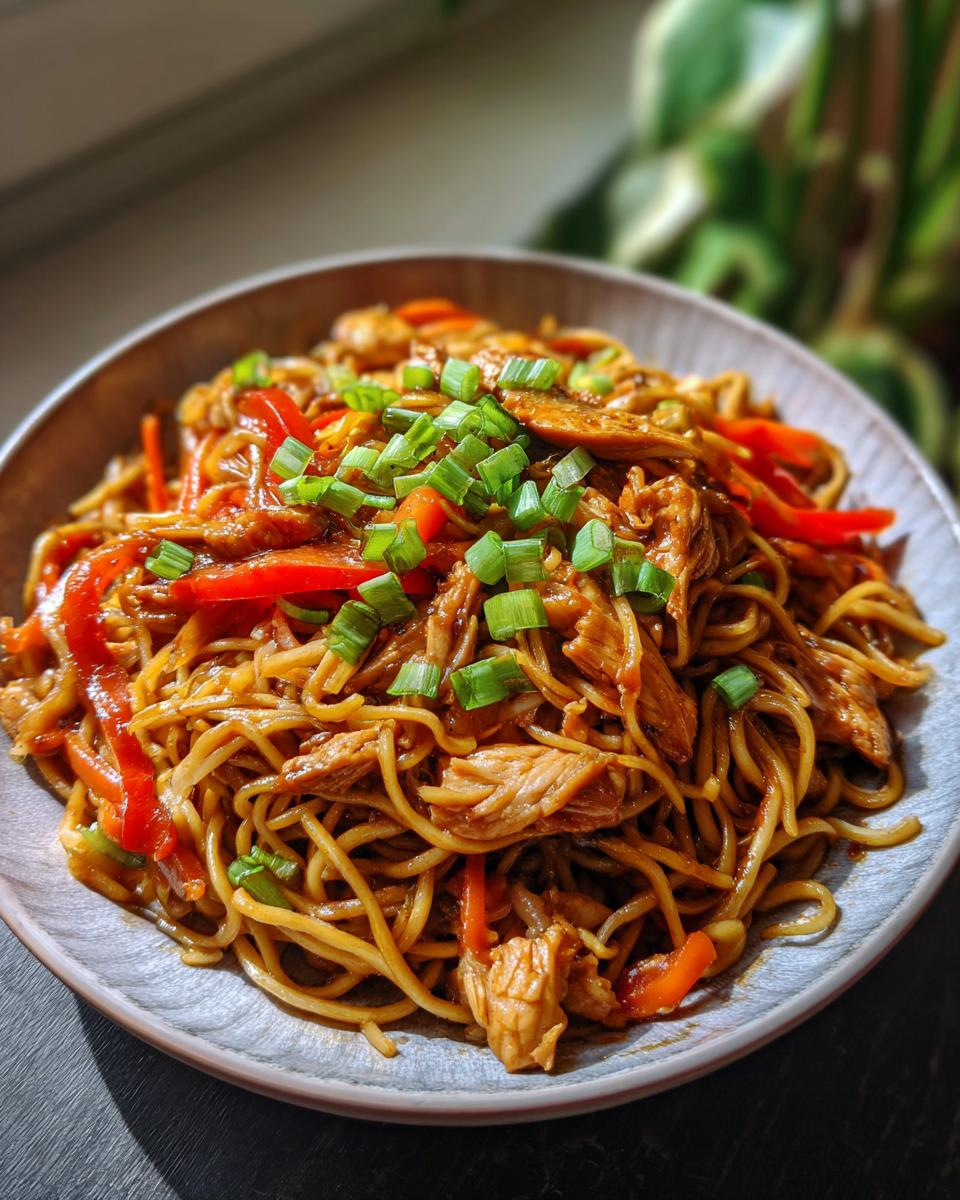 chicken hakka noodles - detail 3