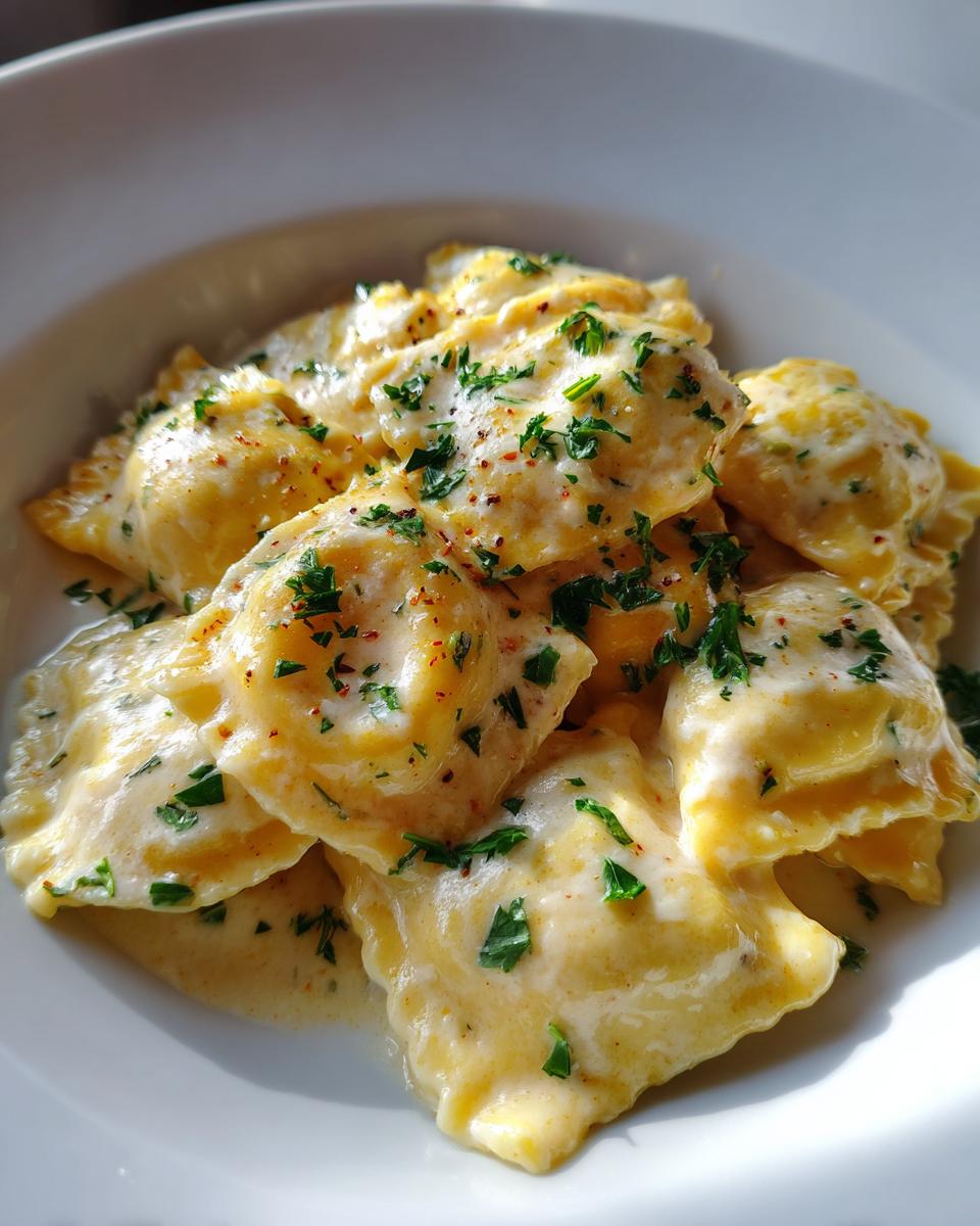 creamy ravioli sauce - detail 3
