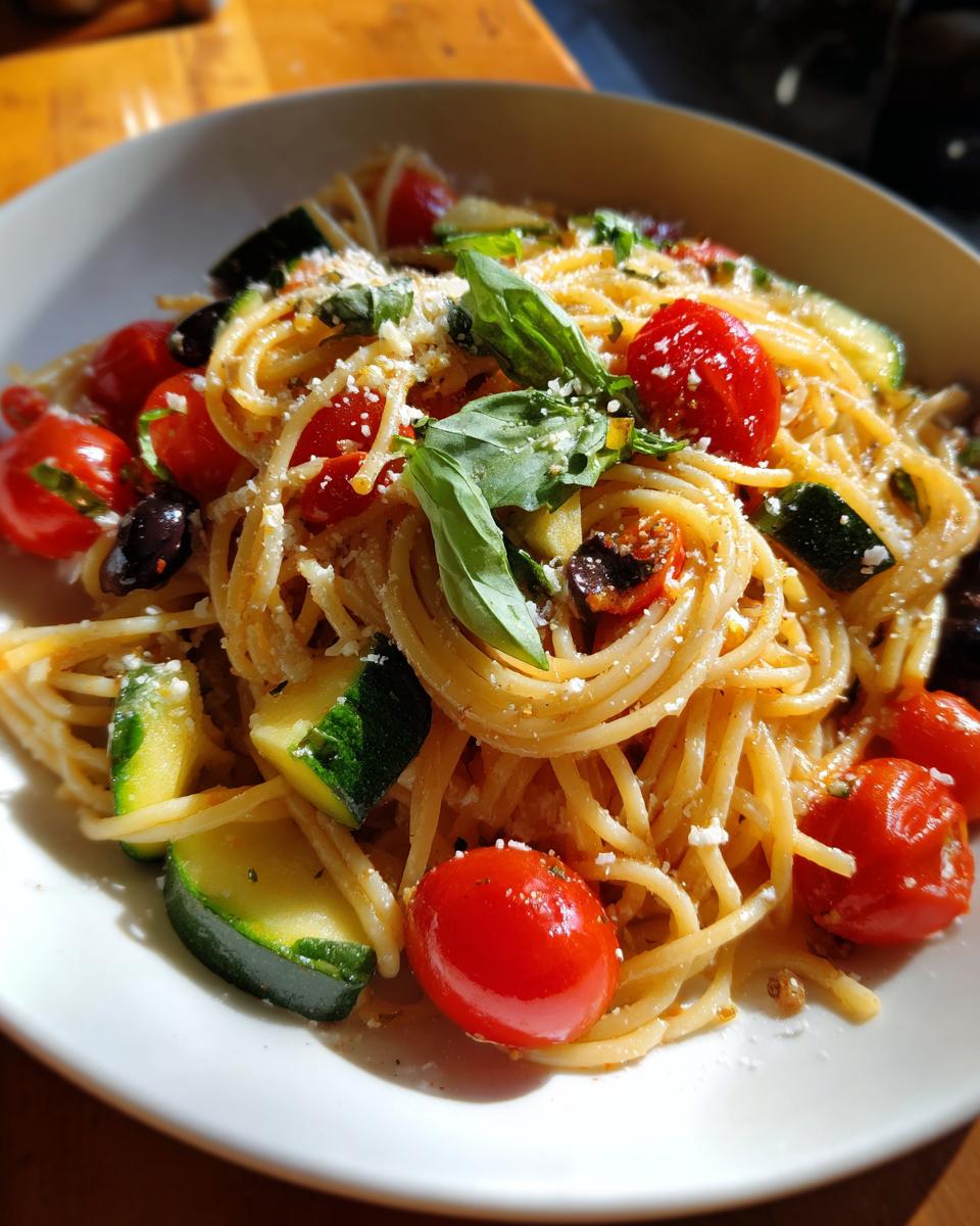 italian spaghetti salad - detail 3
