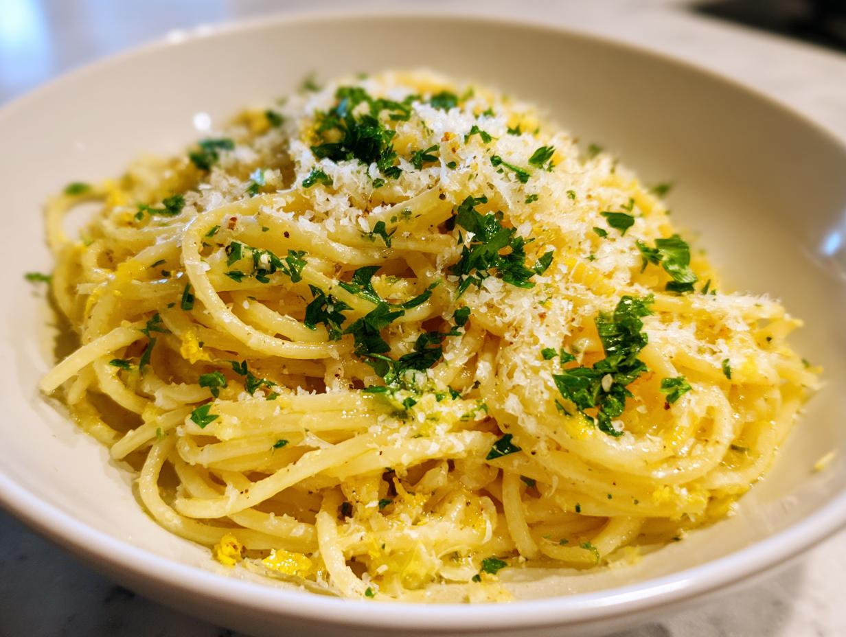15-Minute Lemon Butter Pasta Sauce: Magically Creamy & Zesty