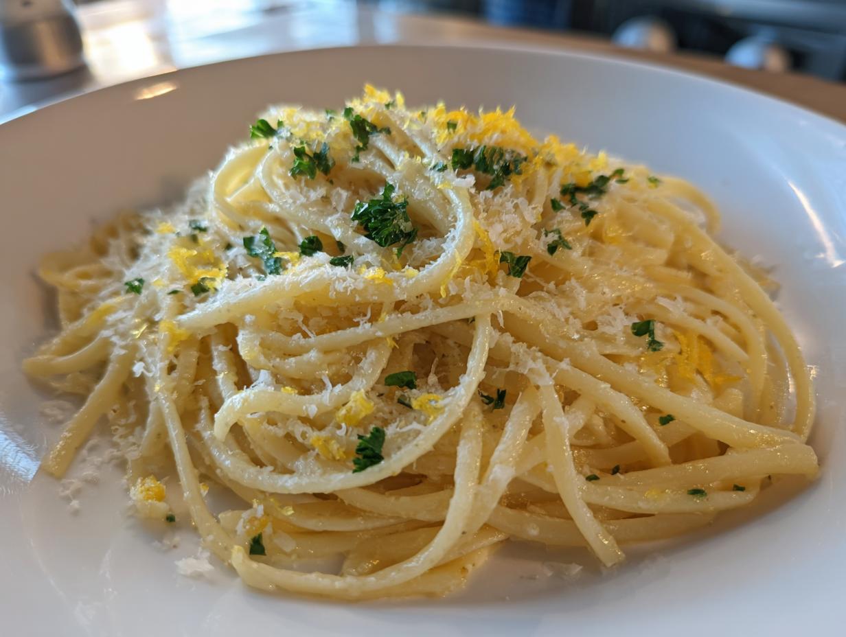 15-Minute Simple Lemon Parmesan Pasta That Wows