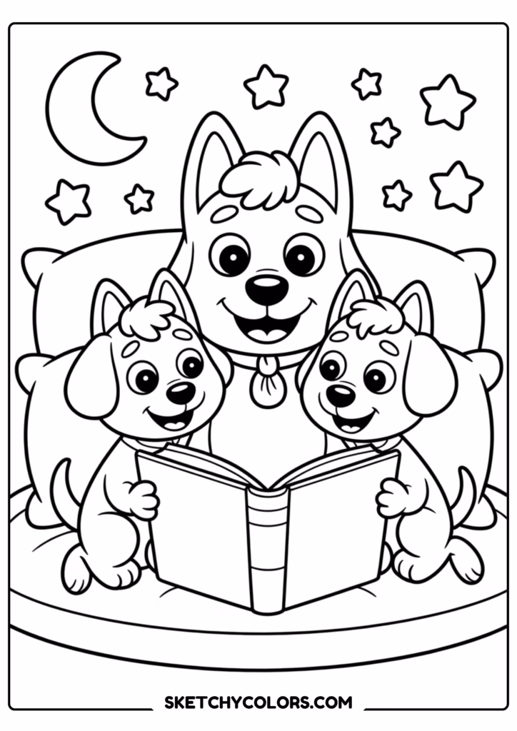 chilli storytime free printable coloring page for kids
