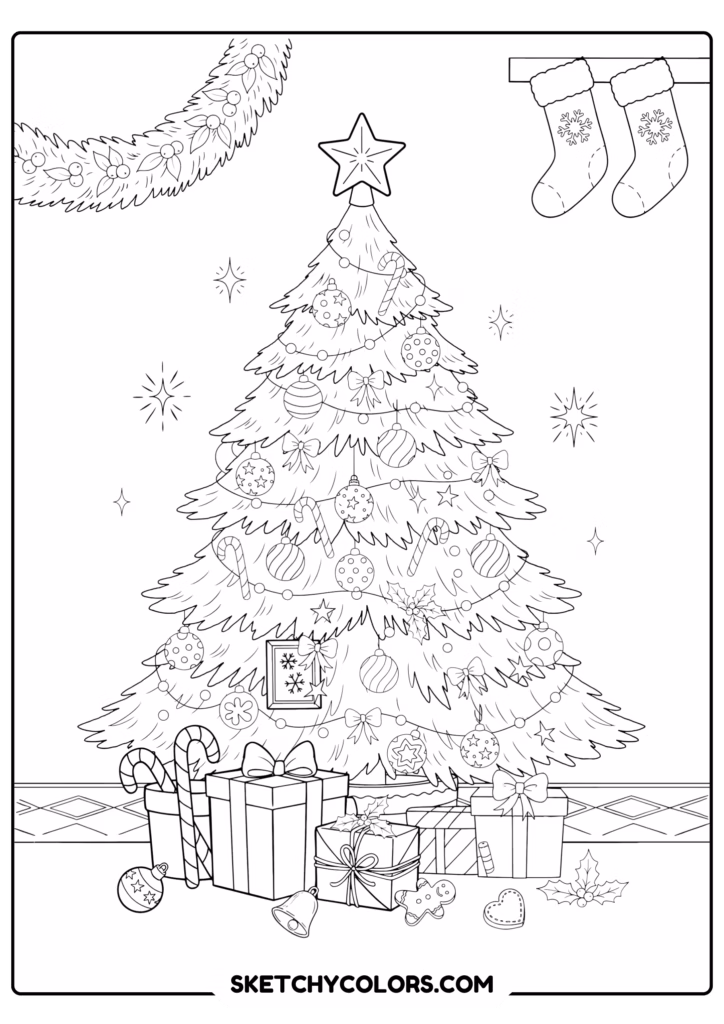 christmas tree celebration free printable pdf
