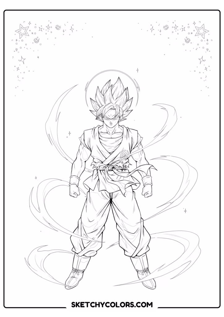 goku ultra instinct goku printable for kids pdf