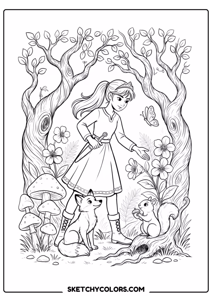 disney enchanted forest adventure free printable pdf