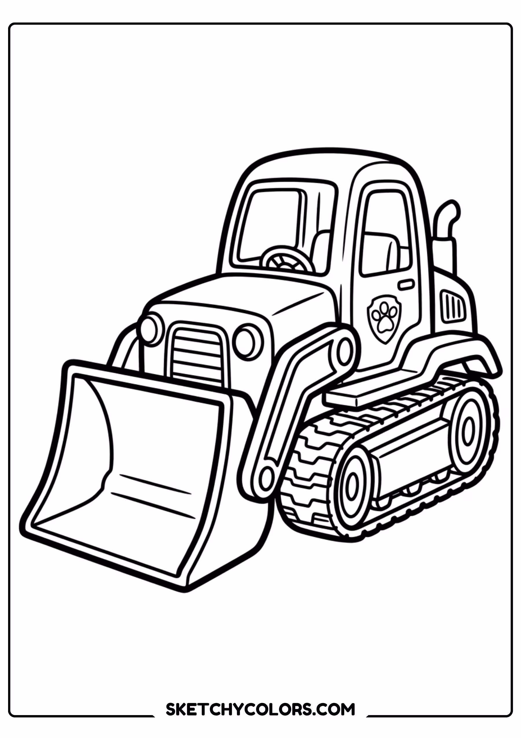 chase spy gear coloring page free printable for kids