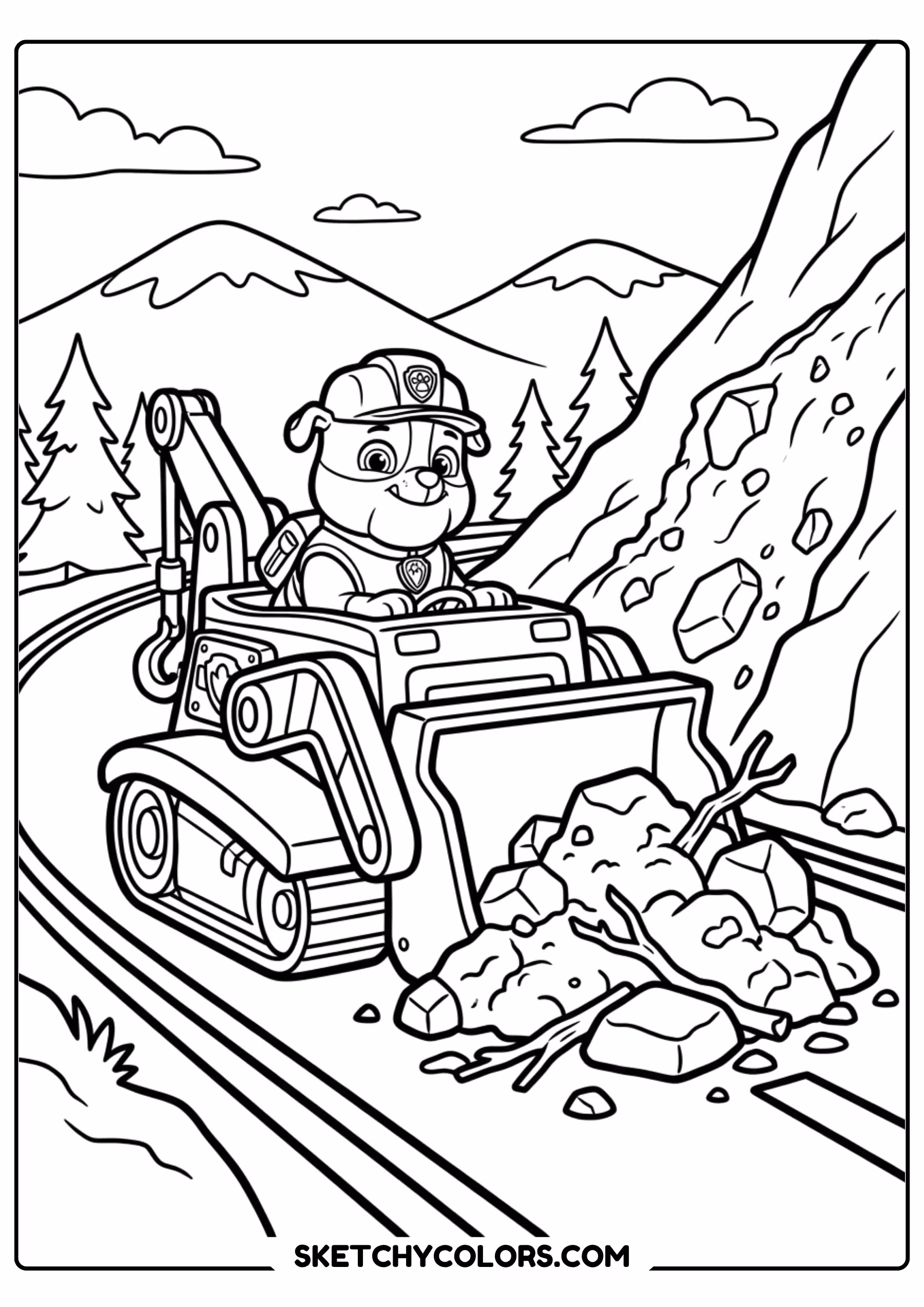 tracker jeep off-road coloring page free printable for kids