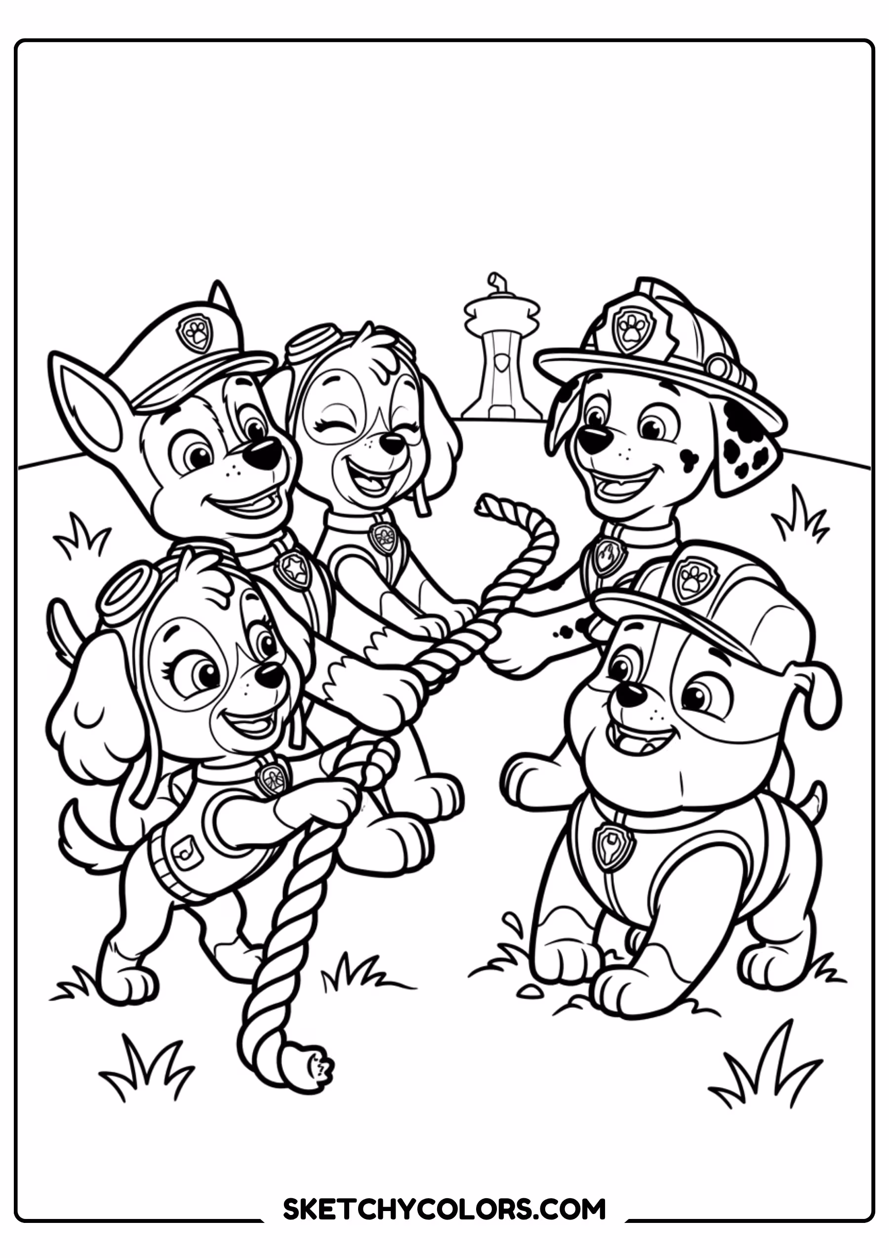 zuma jet ski coloring page free printable for kids