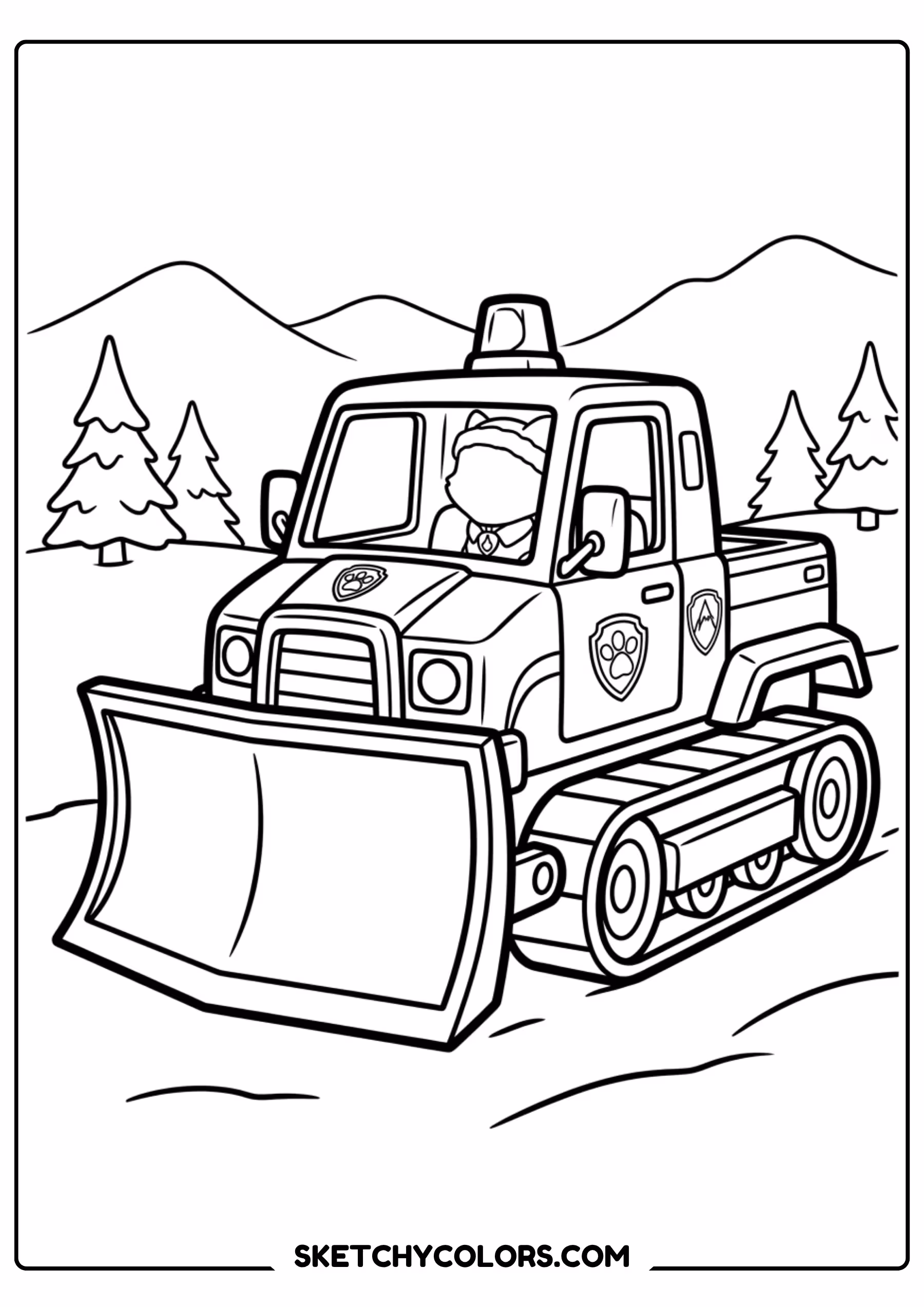 tracker treasure map coloring page free printable for kids