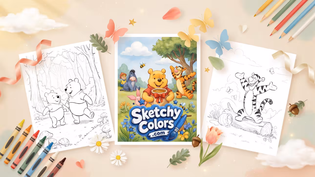 Winnie the Pooh Coloring Pages